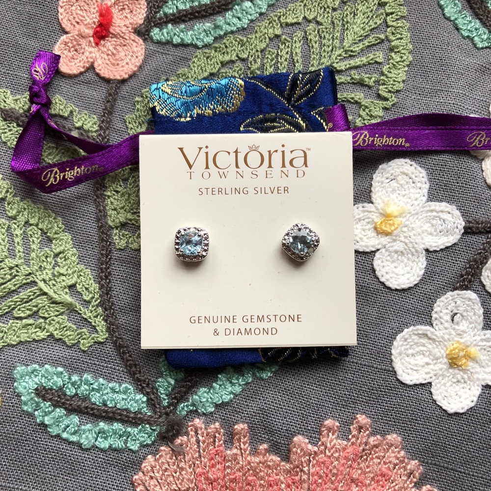 Macy’s Victoria’s Townsend Sterling Silver Topaz